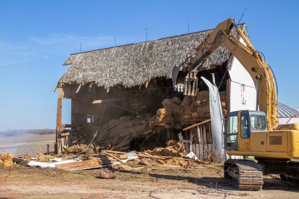 Barn Demolition in Fresno