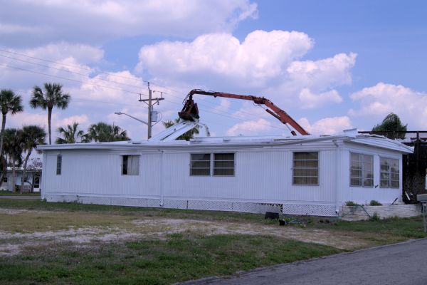 Mobile Home Demolition in Fresno
